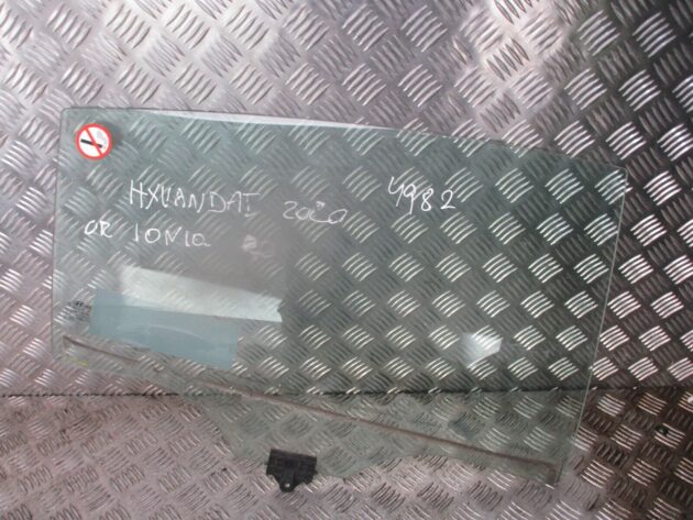 2020 GENUINE HYUNDAI IONIQ DRIVER RIGHT SIDE REAR DOOR WINDOW GLASS - Image 2
