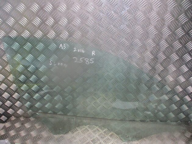 2016 GENUINE AUDI A3 SALOON FRONT RIGHT DRIVER SIDE DOOR WINDOW GLASS 8V5845202 - Image 2