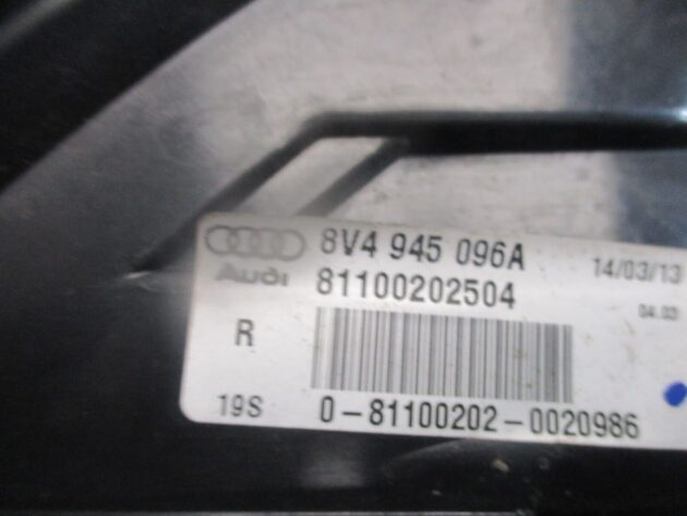 2013 AUDI A3 8V HATCHBACK REAR RIGHT DRIVER SIDE OUTER TAILLIGHT LAMP 8V4945096A - Image 3