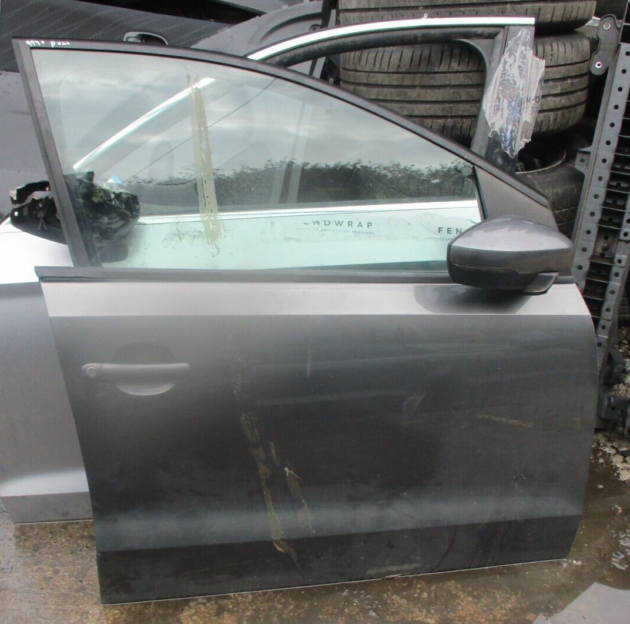 2012 GENUINE VW POLO 6R FRONT RIGHT DRIVER SIDE BARE SHELL DOOR OSF