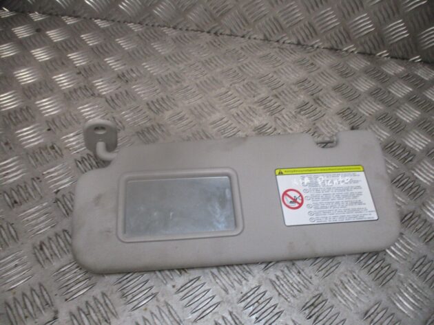 2012 GENUINE KIA PICANTO FRONT LEFT PASSENEGER SIDE SUNVISOR NSF - Image 2